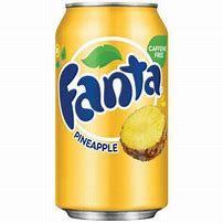 Pack de 24 canettes  Fanta pineapple américain , 33 cl